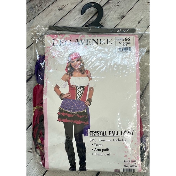 Leg Avenue Juniors Crystal Ball Gypsy Costume - Picture 3 of 7